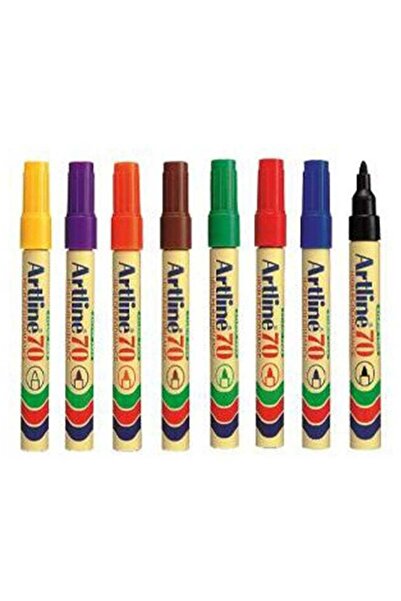 artline 12-Piece 70 Permanent Marker Set Multicolour EK-70AS