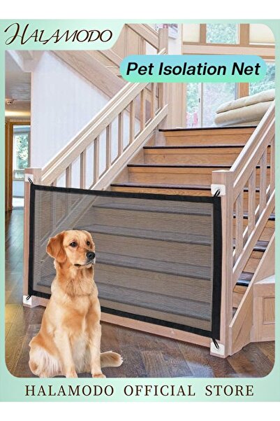 HALAMODO Retractable Baby Safety Gates for Door & Stair, Mesh Pet Gate 72cm T...
