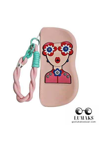 LUMAKS Silicone Glasses Case Cartoon Silicone Glasses Container Stylish Design