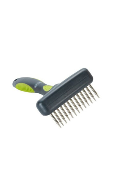 Kruuse مشط BUSTER المرن للعناية بالحيوانات الأليفة، ذو 13 سنًا قصيرًا.