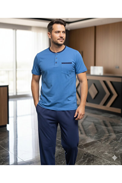 Dika Yazlık erkek pijama takımı