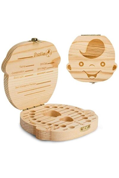 HALAMODO علبة أسنان فاخرة، علبة أسنان مع اسم الطفل، هدايا تذكارية للمواليد، ع...