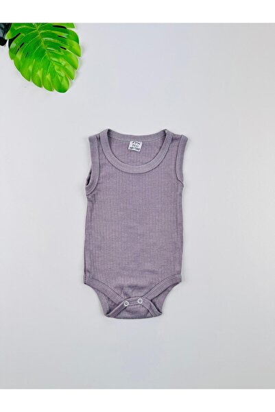 EFU BABY Tekli Fitilli Askılı Bebek Atlet Body Zıbın