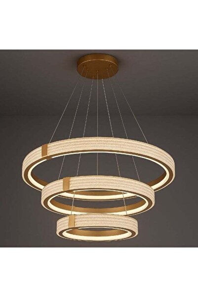 genric مصباح سقف معلق عصري بثلاث حلقات