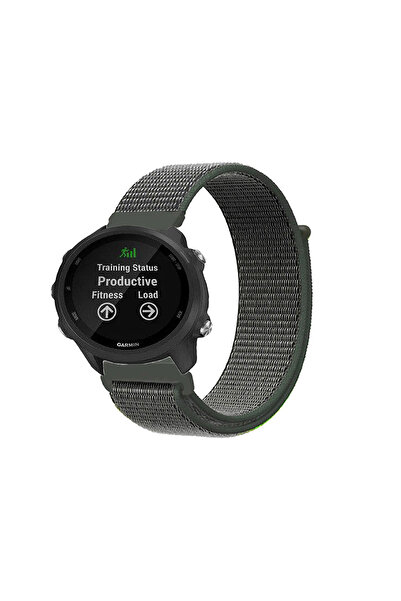 Tagomoon Garmin Forerunner 245 / 245 Music ile Uyumlu Kordon Cırt Cırtlı Spor...