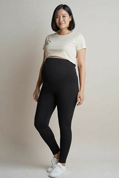 LİNALP Kadın Yüksel Bel Toparlayıcı Hamile Taytı Rahat ve Esnek