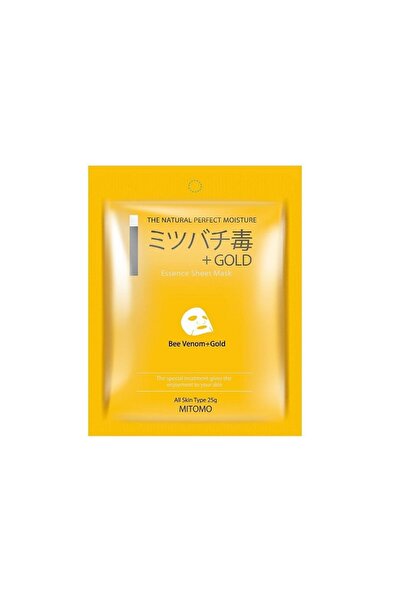 Mitomo Bee Venom and Gold Facial Mask, 25 g,