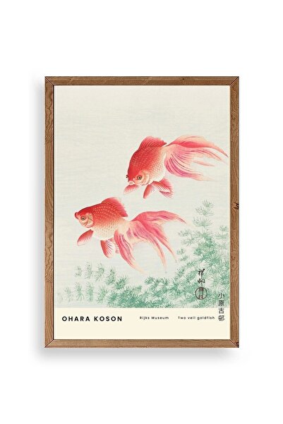 Skygo Ohana Koson Ahşap Çerçeveli Tablo