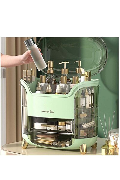 BSMBIOO Desktop Transparent Makeup Rack