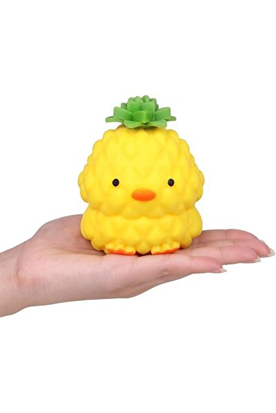 Arabest لعبة أناناس مرنة، لعبة ضغط على شكل بطة أناناس لمحاكاة تخفيف القلق