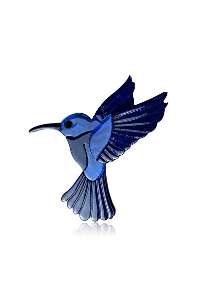 Choice بروش طائر الطنان الأزرق XZ009، مصنوع يدويًا من الأكريليك، بروشات حيوان...