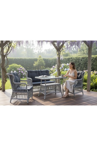 MY WORLD GARDEN MADRİD 2+1+1+MASA MODERN BAHÇE BALKON TAKIMI