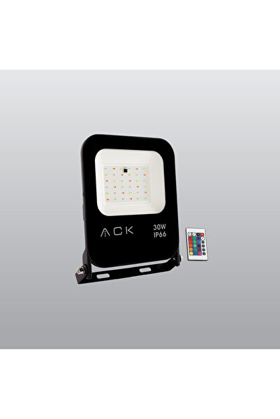 KASSEL AYDINLATMA ACK 30W RGB LED Projektör Bahçe açık alan tabela aydınlatma...