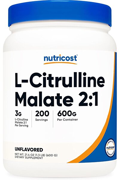 Nutricost مسحوق مالات إل-سيترولين (2:1) (600 غرام)