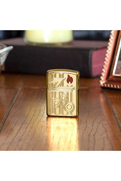 Zippo Armor High polished brass abstract