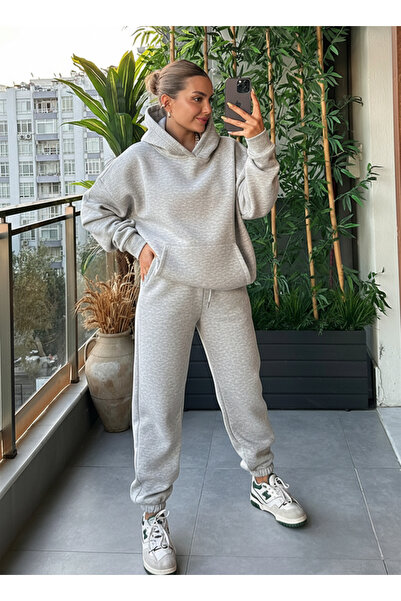 OKULCUBABA ΓΥΝΑΙΚΕΙΟ ΣΕΤ ΦΟΡΜΑΣ JOGGER ΨΗΛΟΜΕΣΩΝΗ ΦΟΡΜΑ ΑΠΟ ΒΑΜΒΑΚΙ ΜΕ 3 ΚΛΩΝ...