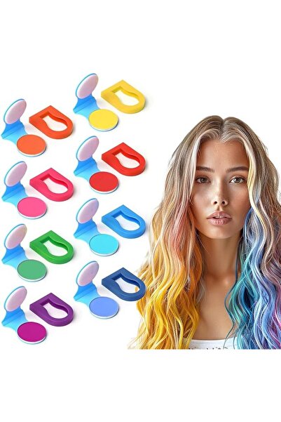 Arabest بودرة صبغة شعر قابلة للذوبان في الماء بثمانية ألوان، تُستخدم في أعياد...