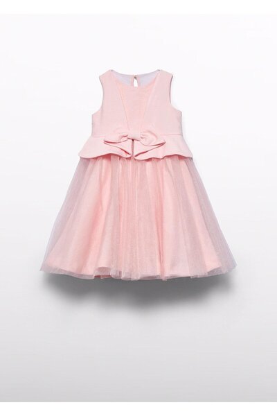 Abel & Lula Официална рокля за момичета Mayoral Abel Lula Pink