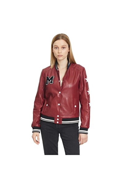 mauritius Gipsy Red Women's Leather Jacket GWMooxy