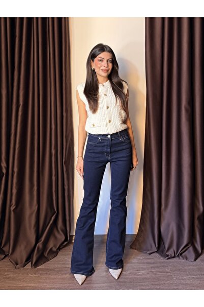 LOISY Blugi de damă cu picioare evazate