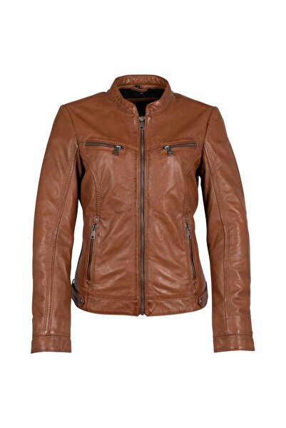 mauritius Geaca de Piele Dama Coniac MWJanka