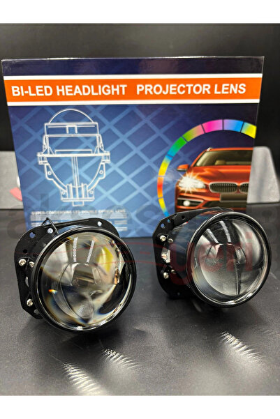 carlone Bi-Led Mercek Far 2,5inch Projektör Ledli Far Göbeği-Üstün Aydınlatma
