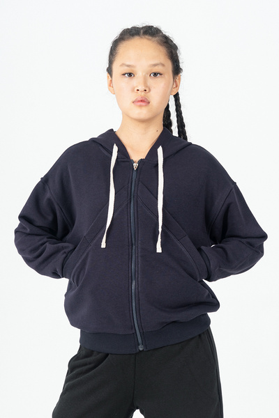 kinderos Djevojačka majica sa kapuljačom i rajsferšlusom - 26K 4536