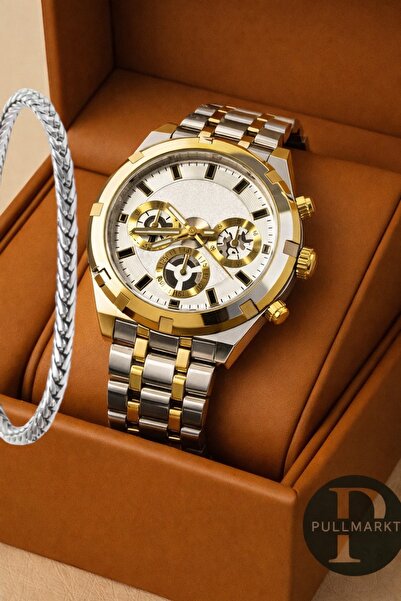 pullmarkt Bracelet + Men's Wristwatch