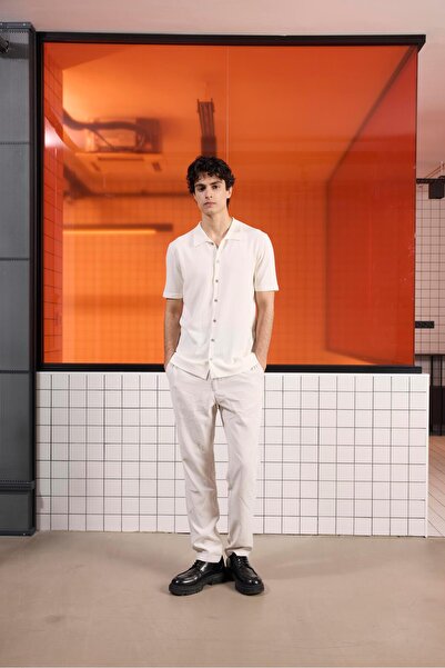 GMG FIRENZE Чоловіча сорочка з коротким рукавом і поло-комірцем