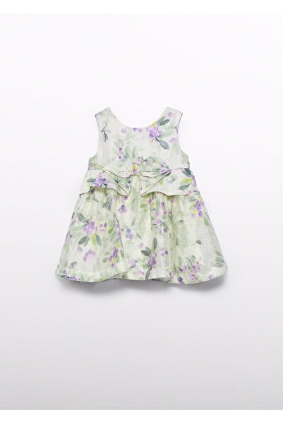 Abel & Lula فستان مايورال أبيل لولا للفتيات الصغيرات باللون الأخضر