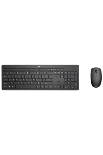 HP Wireless Mouse and Keyboard Set, 235 1Y4D0Ut, Wireless RF, Membrane Keyboard, Black