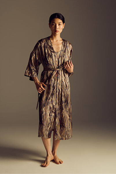 Hays Kadın Vegan Dokuma Kimono