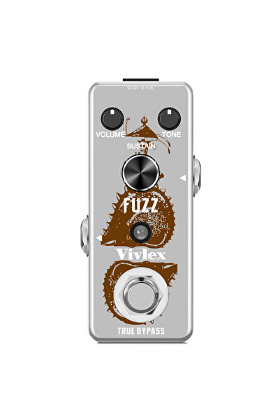 Choice FUZZ Vivlex LEF-306 Fuzz Pedal For Electric Guitar & Bass Traditional Fuzz Effect Full Metal Shell ​