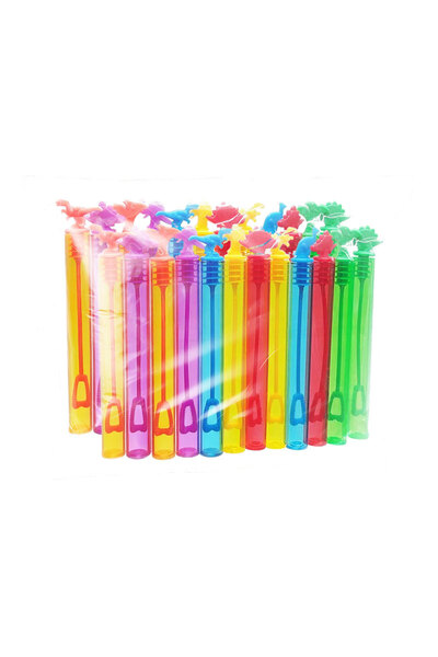 Choice 24 قطعة من عصا الفقاعات على شكل ديناصور، أنبوب، زجاجة صابون فقاعات، هد...