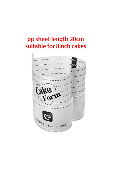 Choice M-for 8inch Adjustable Heart Cake Ring Mold Fondant Tool Retractable M...