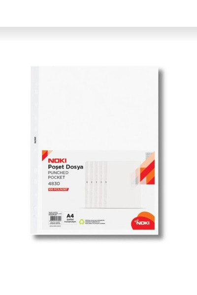 Noki poşet dosya 100 LÜ poşet dosya