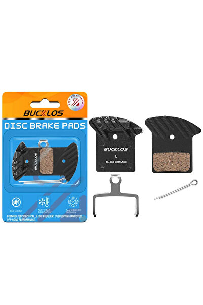 BUCKLOS قطعة واحدة من وسادات فرامل سيراميك للدراجات الهوائية BL03S، متوافقة م...