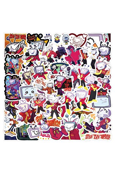 Choice QT-194 ٥٥ قطعة ملصقات جرافيتي لشخصيات لعبة Deltarune Tenna، مناسبة للحقائب، والقرطاسية، وأجهزة الكمبيوتر المحمولة، والجيتار، والهواتف المحمولة