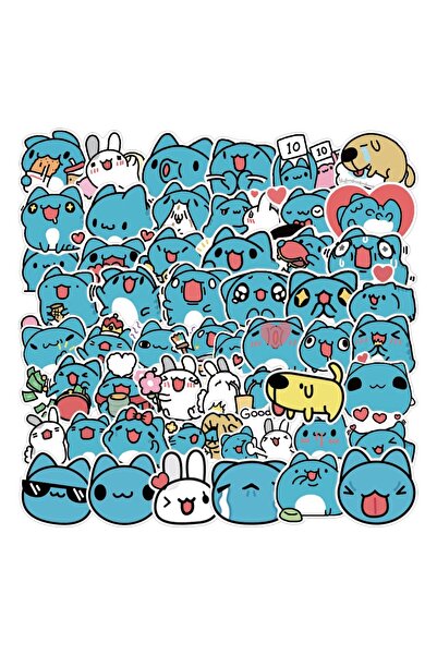 Choice QT-241 50 قطعة ملصقات كرتونية برسومات جرافيتي لشخصيات BugCat-Capoo، من...