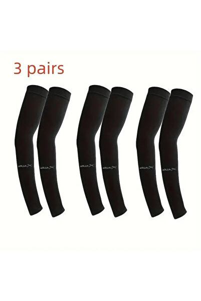 Choice One Size 3pairs black 3 Pairs Breathable Sun Protection Sleeves UV Pro...