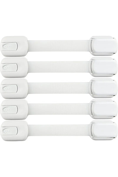 Choice 5 قطع من أقفال أمان الأطفال، 10 قطع من أقفال الأحزمة، أقفال أطفال للخز...