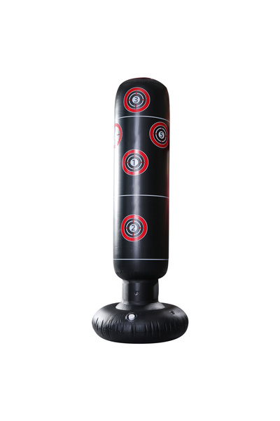 Choice Black-1.6M Inflatable Boxing Bag PVC Material Kickboxing Bag Practice Target Columns Boxing Target