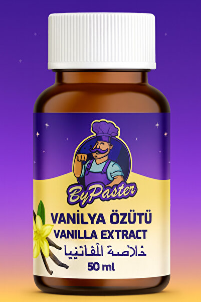 Dekamis ByPaster Vanilya Özütü 50 ml – Doğal Vanilla Extract – Pasta, Tatlı ve Pastacılık İçin