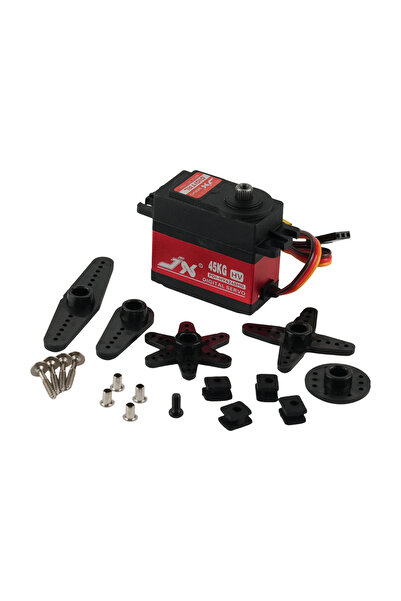 Choice محرك سيرفو رقمي قياسي JX 45KG HV ذو تروس معدنية، طراز PDI-HV6245MG، بج...