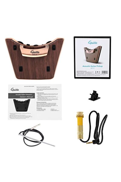 Joyo ميكروفون التقاط صوت الجيتار GGP-01، وضعان، مستوى صوت ونغمة قابلان للتعدي...