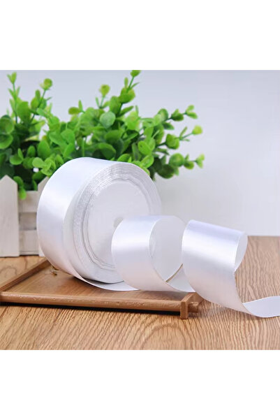 Choice شريط ساتان أبيض قطعة واحدة 25 مم، مستلزمات حرف يدوية من الحرير الصناعي...