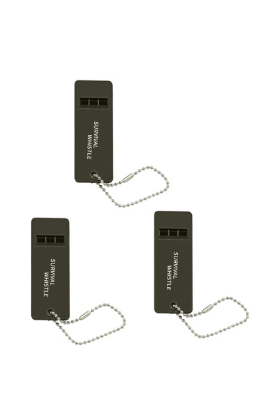 Choice 3pc 3-Frequency Whistle High Decibel Survival Whistle Outdoor Hiking Camping Whistle 3 Holes Hunting