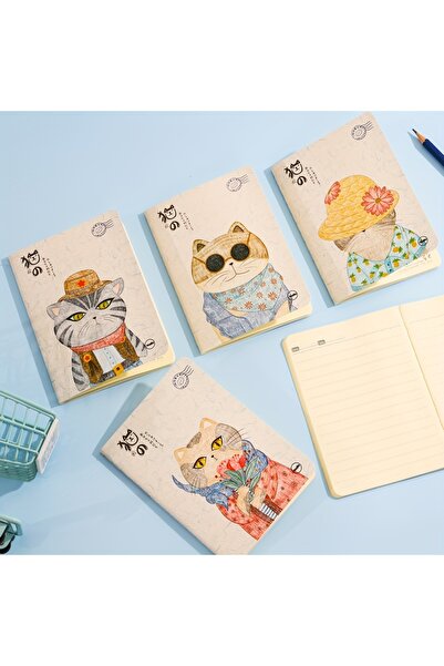 Choice 4Pcs random Softcover Small Pocket Journal/Diary 4 Pack, Composition N...