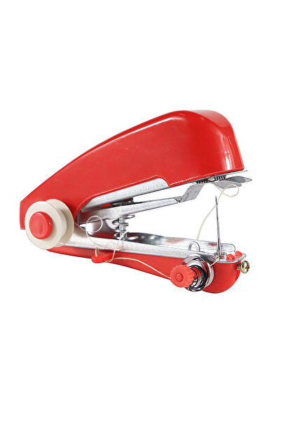 Choice Red Small Manual Sewing Machine Portable Sewing Machine Manual Sewing Tool Handheld Tools Accessorie