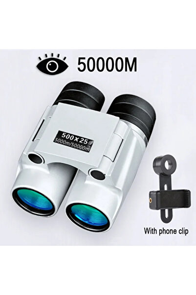 Choice مجموعة بيضاء 50000 متر تلسكوب تركيز تلقائي 500x25 منظار قوي طويل المدى...